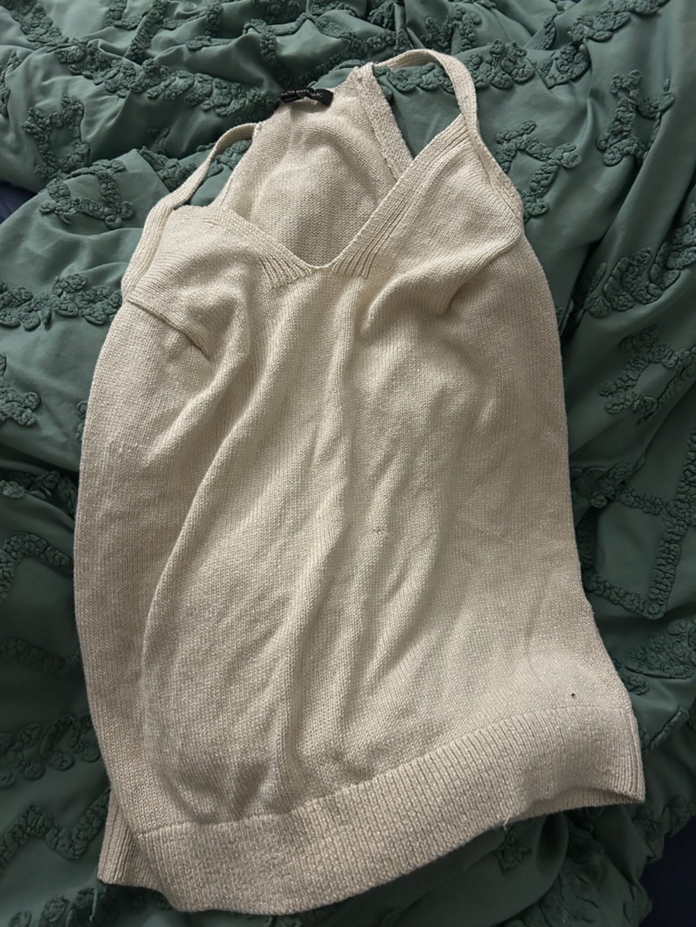 Banana Republic Cream Knit Tank Top